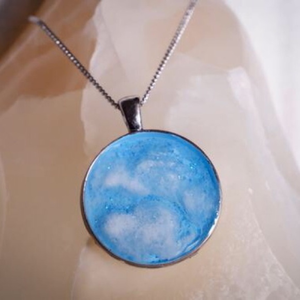 Blue Sky Pendant Necklace
